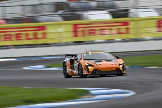 #33 McLaren Artura GT4 of Tony Gaples / Michael Cooper, Blackdog Racing, GT4 America, Pro-Am, SRO America, Indianapolis Motor Speedway, Indianapolis, IN, Oct 16–19, 2025
 | Fred Hardy | www.FredHardyPhoto.com ©2025