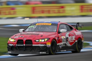 #82 BMW M4 GT4 (G82) EVO of James Walker Jr. / Tyler McQuarrie, BimmerWorld Racing, GT4 America, Pro-Am, SRO America, Indianapolis Motor Speedway, Indianapolis, IN, Oct 16–19, 2025
 | Fred Hardy | www.FredHardyPhoto.com ©2025