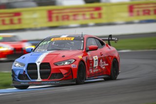 #17 BMW M4 GT4 (G82) of Lucas Catania / Joseph Catania, Rigid Speed Company, GT4 America, Am, SRO America, Indianapolis Motor Speedway, Indianapolis, IN, Oct 16–19, 2025
 | Fred Hardy | www.FredHardyPhoto.com ©2025