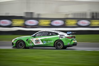 #98 BMW M4 GT4 (G82) EVO of Paul Sparta / Darius Trinka, Random Vandals Racing, GT4 America, Am, SRO America, Indianapolis Motor Speedway, Indianapolis, IN, Oct 16–19, 2025
 | Fred Hardy | www.FredHardyPhoto.com ©2025