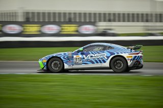 #39 Aston Martin Vantage AMR GT4 EVO of Max Hewitt / Luca Mars, van der Steur Racing, GT4 America, Silver, SRO America, Indianapolis Motor Speedway, Indianapolis, IN, Oct 16–19, 2025
 | Fred Hardy | www.FredHardyPhoto.com ©2025