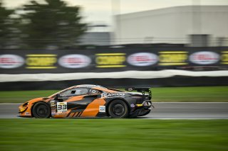 #33 McLaren Artura GT4 of Tony Gaples / Michael Cooper, Blackdog Racing, GT4 America, Pro-Am, SRO America, Indianapolis Motor Speedway, Indianapolis, IN, Oct 16–19, 2025
 | Fred Hardy | www.FredHardyPhoto.com ©2025