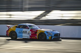 #37 Mercedes-AMG GT4 of Edward Killeen / Marc Miller, Dome Motorsport, GT4 America, Pro-Am, SRO America, Indianapolis Motor Speedway, Indianapolis, IN, Oct 16&ndash;19, 2025
 | Fred Hardy | www.FredHardyPhoto.com &copy;2025