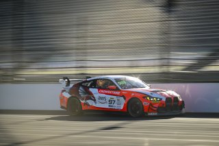 #97 BMW M4 GT4 (G82) EVO of Kenton Koch / Kevin Boehm, Random Vandals Racing, GT4 America, Silver, SRO America, Indianapolis Motor Speedway, Indianapolis, IN, Oct 16–19, 2025
 | Fred Hardy | www.FredHardyPhoto.com ©2025