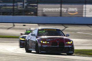 #82 BMW M4 GT4 (G82) EVO of James Walker Jr. / Tyler McQuarrie, BimmerWorld Racing, GT4 America, Pro-Am, SRO America, Indianapolis Motor Speedway, Indianapolis, IN, Oct 16–19, 2025
 | Fred Hardy | www.FredHardyPhoto.com ©2025