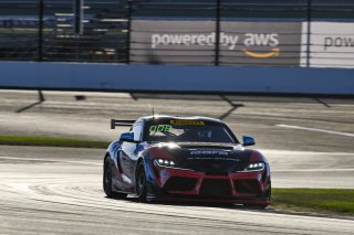 #68 Toyota Gazoo Racing GR Supra GT4 EVO2 of Tyler Gonzalez / Gresham Wagner, RAFA Racing Team, GT4 America, Silver, SRO America, Indianapolis Motor Speedway, Indianapolis, IN, Oct 16&ndash;19, 2025
 | Fred Hardy | www.FredHardyPhoto.com &copy;2025