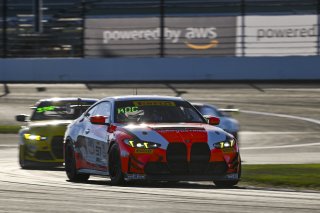 #97 BMW M4 GT4 (G82) EVO of Kenton Koch / Kevin Boehm, Random Vandals Racing, GT4 America, Silver, SRO America, Indianapolis Motor Speedway, Indianapolis, IN, Oct 16–19, 2025
 | Fred Hardy | www.FredHardyPhoto.com ©2025