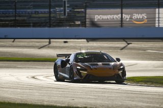 #33 McLaren Artura GT4 of Tony Gaples / Michael Cooper, Blackdog Racing, GT4 America, Pro-Am, SRO America, Indianapolis Motor Speedway, Indianapolis, IN, Oct 16–19, 2025
 | Fred Hardy | www.FredHardyPhoto.com ©2025