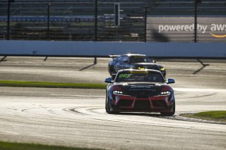 #68 Toyota Gazoo Racing GR Supra GT4 EVO2 of Tyler Gonzalez / Gresham Wagner, RAFA Racing Team, GT4 America, Silver, SRO America, Indianapolis Motor Speedway, Indianapolis, IN, Oct 16&ndash;19, 2025
 | Fred Hardy | www.FredHardyPhoto.com &copy;2025