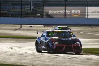 #68 Toyota Gazoo Racing GR Supra GT4 EVO2 of Tyler Gonzalez / Gresham Wagner, RAFA Racing Team, GT4 America, Silver, SRO America, Indianapolis Motor Speedway, Indianapolis, IN, Oct 16&ndash;19, 2025
 | Fred Hardy | www.FredHardyPhoto.com &copy;2025