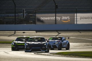 #77 Porsche 718 Cayman GT4 RS Clubsport of Danny Dyszelski / Alex Ellis, VPX Motorsport, GT4 America, Silver, SRO America, Indianapolis Motor Speedway, Indianapolis, IN, Oct 16–19, 2025
 | Fred Hardy | www.FredHardyPhoto.com ©2025