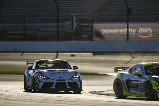 #72 Toyota Gazoo Racing GR Supra GT4 EVO2 of Anthony Geraci / Kenny Schmied, RAFA Racing Team, GT4 America, Am, SRO America, Indianapolis Motor Speedway, Indianapolis, IN, Oct 16–19, 2025
 | Fred Hardy | www.FredHardyPhoto.com ©2025