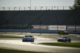 #72 Toyota Gazoo Racing GR Supra GT4 EVO2 of Anthony Geraci / Kenny Schmied, RAFA Racing Team, GT4 America, Am, SRO America, Indianapolis Motor Speedway, Indianapolis, IN, Oct 16–19, 2025
 | Fred Hardy | www.FredHardyPhoto.com ©2025