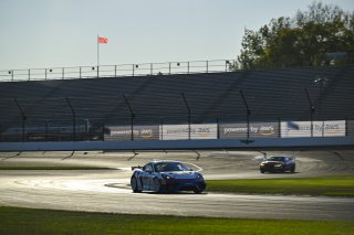 #12 Porsche 718 Cayman GT4 RS Clubsport of Eric Filgueiras / Spencer Pumpelly, Riley Technologies, GT4 America, Silver, SRO America, Indianapolis Motor Speedway, Indianapolis, IN, Oct 16–19, 2025
 | Fred Hardy | www.FredHardyPhoto.com ©2025