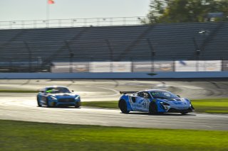 #43 McLaren Artura GT4 of Alex Vogel / Matthew Bell, P1 Groupe, GT4 America, Pro-Am, SRO America, Indianapolis Motor Speedway, Indianapolis, IN, Oct 16–19, 2025
 | Fred Hardy | www.FredHardyPhoto.com ©2025