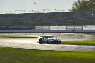 #3 Aston Martin Vantage AMR GT4 EVO of Jesse Webb / Jonathan Neudorf, JMF Motorsports, GT4 America, Silver, SRO America, Indianapolis Motor Speedway, Indianapolis, IN, Oct 16–19, 2025
 | Fred Hardy | www.FredHardyPhoto.com ©2025