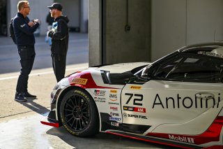 #72 Toyota Gazoo Racing GR Supra GT4 EVO2 of Anthony Geraci / Kenny Schmied, RAFA Racing Team, GT4 America, Am, SRO America, Indianapolis Motor Speedway, Indianapolis, IN, Oct 16–19, 2025
 | Fred Hardy | www.FredHardyPhoto.com ©2025