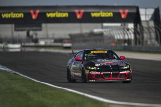 #36 BMW M4 GT4 (G82) EVO of James Clay / Charlie Postins, BimmerWorld Racing, GT4 America, Am, SRO America, Indianapolis Motor Speedway, Indianapolis, IN, Oct 16–19, 2025
 | Fred Hardy | www.FredHardyPhoto.com ©2025