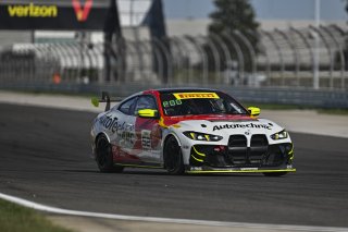 #52 BMW M4 GT4 (G82) EVO of Gafurov Muzaffar / Ross Poole, Auto Technic Racing, GT4 America, Am, SRO America, Indianapolis Motor Speedway, Indianapolis, IN, Oct 16–19, 2025
 | Fred Hardy | www.FredHardyPhoto.com ©2025