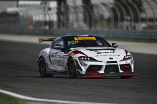 #72 Toyota Gazoo Racing GR Supra GT4 EVO2 of Anthony Geraci / Kenny Schmied, RAFA Racing Team, GT4 America, Am, SRO America, Indianapolis Motor Speedway, Indianapolis, IN, Oct 16–19, 2025
 | Fred Hardy | www.FredHardyPhoto.com ©2025