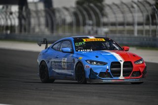 #17 BMW M4 GT4 (G82) of Lucas Catania / Joseph Catania, Rigid Speed Company, GT4 America, Am, SRO America, Indianapolis Motor Speedway, Indianapolis, IN, Oct 16–19, 2025
 | Fred Hardy | www.FredHardyPhoto.com ©2025