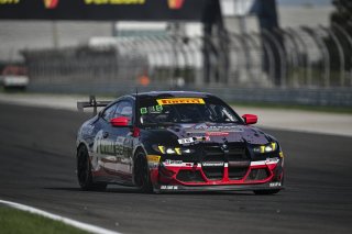 #36 BMW M4 GT4 (G82) EVO of James Clay / Charlie Postins, BimmerWorld Racing, GT4 America, Am, SRO America, Indianapolis Motor Speedway, Indianapolis, IN, Oct 16–19, 2025
 | Fred Hardy | www.FredHardyPhoto.com ©2025
