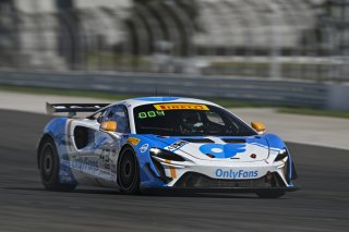 #43 McLaren Artura GT4 of Alex Vogel / Matthew Bell, P1 Groupe, GT4 America, Pro-Am, SRO America, Indianapolis Motor Speedway, Indianapolis, IN, Oct 16–19, 2025
 | Fred Hardy | www.FredHardyPhoto.com ©2025