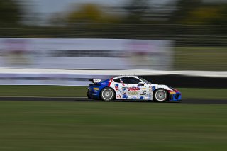 #12 Porsche 718 Cayman GT4 RS Clubsport of Eric Filgueiras / Spencer Pumpelly, Riley Technologies, GT4 America, Silver, SRO America, Indianapolis Motor Speedway, Indianapolis, IN, Oct 16–19, 2025
 | Fred Hardy | www.FredHardyPhoto.com ©2025