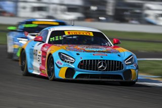 #37 Mercedes-AMG GT4 of Edward Killeen / Marc Miller, Dome Motorsport, GT4 America, Pro-Am, SRO America, Indianapolis Motor Speedway, Indianapolis, IN, Oct 16–19, 2025
 | Fred Hardy | www.FredHardyPhoto.com ©2025