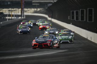 #68 Toyota Gazoo Racing GR Supra GT4 EVO2 of Tyler Gonzalez / Gresham Wagner, RAFA Racing Team, GT4 America, Silver, SRO America, Indianapolis Motor Speedway, Indianapolis, IN, Oct 16&ndash;19, 2025
 | Fred Hardy | www.FredHardyPhoto.com &copy;2025
