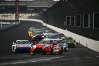 #97 BMW M4 GT4 (G82) EVO of Kenton Koch / Kevin Boehm, Random Vandals Racing, GT4 America, Silver, SRO America, Indianapolis Motor Speedway, Indianapolis, IN, Oct 16–19, 2025
 | Fred Hardy | www.FredHardyPhoto.com ©2025