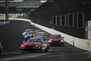 #82 BMW M4 GT4 (G82) EVO of James Walker Jr. / Tyler McQuarrie, BimmerWorld Racing, GT4 America, Pro-Am, SRO America, Indianapolis Motor Speedway, Indianapolis, IN, Oct 16–19, 2025
 | Fred Hardy | www.FredHardyPhoto.com ©2025