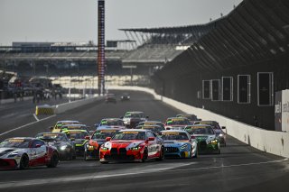 #97 BMW M4 GT4 (G82) EVO of Kenton Koch / Kevin Boehm, Random Vandals Racing, GT4 America, Silver, SRO America, Indianapolis Motor Speedway, Indianapolis, IN, Oct 16–19, 2025
 | Fred Hardy | www.FredHardyPhoto.com ©2025