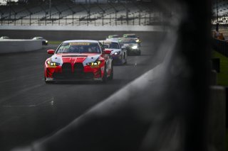 #97 BMW M4 GT4 (G82) EVO of Kenton Koch / Kevin Boehm, Random Vandals Racing, GT4 America, Silver, SRO America, Indianapolis Motor Speedway, Indianapolis, IN, Oct 16–19, 2025
 | Fred Hardy | www.FredHardyPhoto.com ©2025