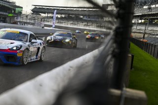 #26 Aston Martin Vantage AMR GT4 EVO of Hannah Grisham / Hannah Greenemeier, Heart of Racing Team, GT4 America, Silver, SRO America, Indianapolis Motor Speedway, Indianapolis, IN, Oct 16–19, 2025
 | Fred Hardy | www.FredHardyPhoto.com ©2025
