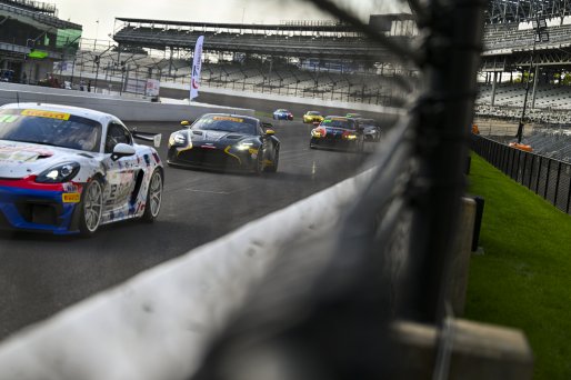 #26 Aston Martin Vantage AMR GT4 EVO of Hannah Grisham / Hannah Greenemeier, Heart of Racing Team, GT4 America, Silver, SRO America, Indianapolis Motor Speedway, Indianapolis, IN, Oct 16–19, 2025
 | Fred Hardy | www.FredHardyPhoto.com ©2025