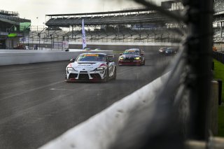 #72 Toyota Gazoo Racing GR Supra GT4 EVO2 of Anthony Geraci / Kenny Schmied, RAFA Racing Team, GT4 America, Am, SRO America, Indianapolis Motor Speedway, Indianapolis, IN, Oct 16–19, 2025
 | Fred Hardy | www.FredHardyPhoto.com ©2025