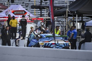 #39 Aston Martin Vantage AMR GT4 EVO of Max Hewitt / Luca Mars, van der Steur Racing, GT4 America, Silver, SRO America, Indianapolis Motor Speedway, Indianapolis, IN, Oct 16–19, 2025
 | Fred Hardy | www.FredHardyPhoto.com ©2025