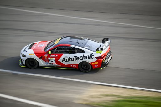 #52 BMW M4 GT4 (G82) EVO of Gafurov Muzaffar / Ross Poole, Auto Technic Racing, GT4 America, Am, SRO America, Indianapolis Motor Speedway, Indianapolis, IN, Oct 16–19, 2025
 | Fred Hardy | www.FredHardyPhoto.com ©2025