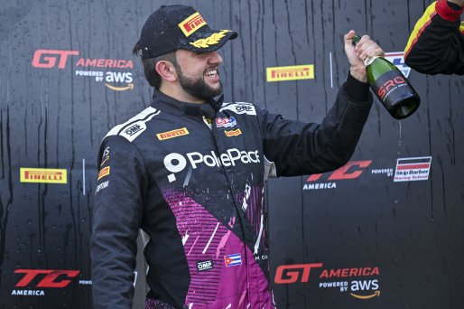 #07 BMW M4 GT4 (G82) of Alex Garcia / Michael Garcia, Skip Barber Racing, GT4 America, Am, SRO America, Indianapolis Motor Speedway, Indianapolis, IN, Oct 16–19, 2025
 | Fred Hardy | www.FredHardyPhoto.com ©2025