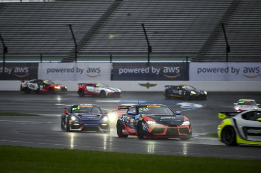 #68 Toyota Gazoo Racing GR Supra GT4 EVO2 of Tyler Gonzalez / Gresham Wagner, RAFA Racing Team, GT4 America, Silver, SRO America, Indianapolis Motor Speedway, Indianapolis, IN, Oct 16–19, 2025
 | Fred Hardy | www.FredHardyPhoto.com ©2025