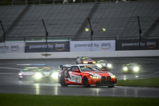 #97 BMW M4 GT4 (G82) EVO of Kenton Koch / Kevin Boehm, Random Vandals Racing, GT4 America, Silver, SRO America, Indianapolis Motor Speedway, Indianapolis, IN, Oct 16–19, 2025
 | Fred Hardy | www.FredHardyPhoto.com ©2025
