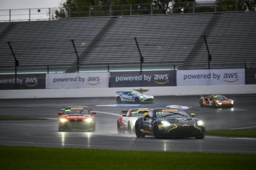 #26 Aston Martin Vantage AMR GT4 EVO of Hannah Grisham / Hannah Greenemeier, Heart of Racing Team, GT4 America, Silver, SRO America, Indianapolis Motor Speedway, Indianapolis, IN, Oct 16–19, 2025
 | Fred Hardy | www.FredHardyPhoto.com ©2025