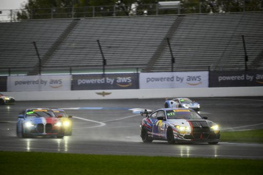 #413 BMW M4 GT4 (G82) of Zach Lumsden / Kris Wilson, Flying Lizard Motorsports, GT4 America, Am, SRO America, Indianapolis Motor Speedway, Indianapolis, IN, Oct 16–19, 2025
 | Fred Hardy | www.FredHardyPhoto.com ©2025