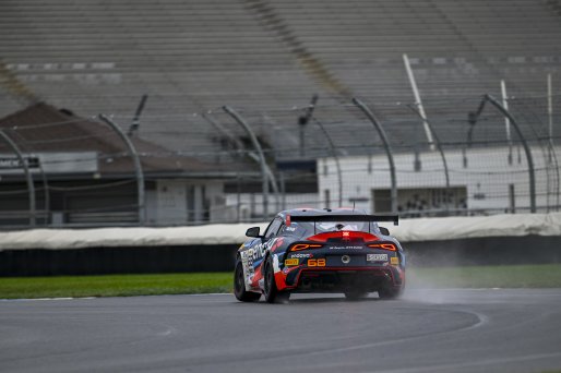 #68 Toyota Gazoo Racing GR Supra GT4 EVO2 of Tyler Gonzalez / Gresham Wagner, RAFA Racing Team, GT4 America, Silver, SRO America, Indianapolis Motor Speedway, Indianapolis, IN, Oct 16–19, 2025
 | Fred Hardy | www.FredHardyPhoto.com ©2025