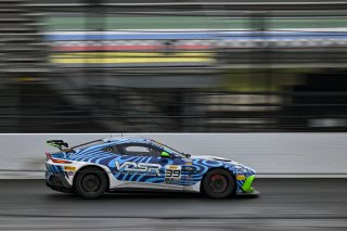 #39 Aston Martin Vantage AMR GT4 EVO of Max Hewitt / Luca Mars, van der Steur Racing, GT4 America, Silver, SRO America, Indianapolis Motor Speedway, Indianapolis, IN, Oct 16–19, 2025
 | Fred Hardy | www.FredHardyPhoto.com ©2025