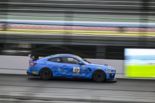 #17 BMW M4 GT4 (G82) of Lucas Catania / Joseph Catania, Rigid Speed Company, GT4 America, Am, SRO America, Indianapolis Motor Speedway, Indianapolis, IN, Oct 16–19, 2025
 | Fred Hardy | www.FredHardyPhoto.com ©2025
