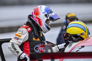 #82 BMW M4 GT4 (G82) EVO of James Walker Jr. / Tyler McQuarrie, BimmerWorld Racing, GT4 America, Pro-Am, SRO America, Indianapolis Motor Speedway, Indianapolis, IN, Oct 16–19, 2025
 | Fred Hardy | www.FredHardyPhoto.com ©2025