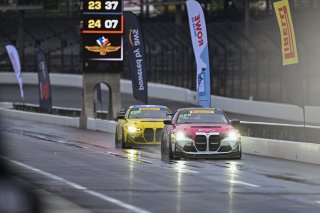 #07 BMW M4 GT4 (G82) of Alex Garcia / Michael Garcia, Skip Barber Racing, GT4 America, Am, SRO America, Indianapolis Motor Speedway, Indianapolis, IN, Oct 16–19, 2025
 | Fred Hardy | www.FredHardyPhoto.com ©2025