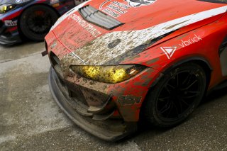 #97 BMW M4 GT4 (G82) EVO of Kenton Koch / Kevin Boehm, Random Vandals Racing, GT4 America, Silver, SRO America, Indianapolis Motor Speedway, Indianapolis, IN, Oct 16–19, 2025
 | Fred Hardy | www.FredHardyPhoto.com ©2025